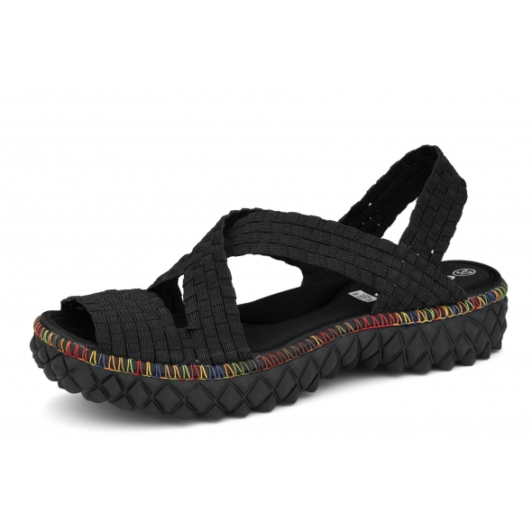 Rock Spring Andalus Black wygodne damskie sandały