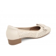 Loretta Vitale W5338 beige wygodne skórzane damskie czółenka