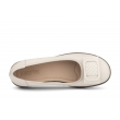 Loretta Vitale W9957 beige wygodne skórzane damskie baleriny