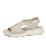 Sanital Flex 633.99 beige damskie sandały