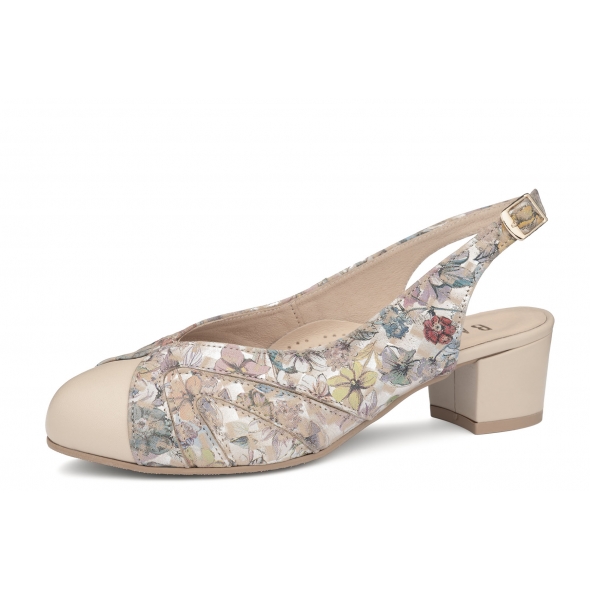 Bailar K - Abril F-529 szerokie skórzane damskie czółenka