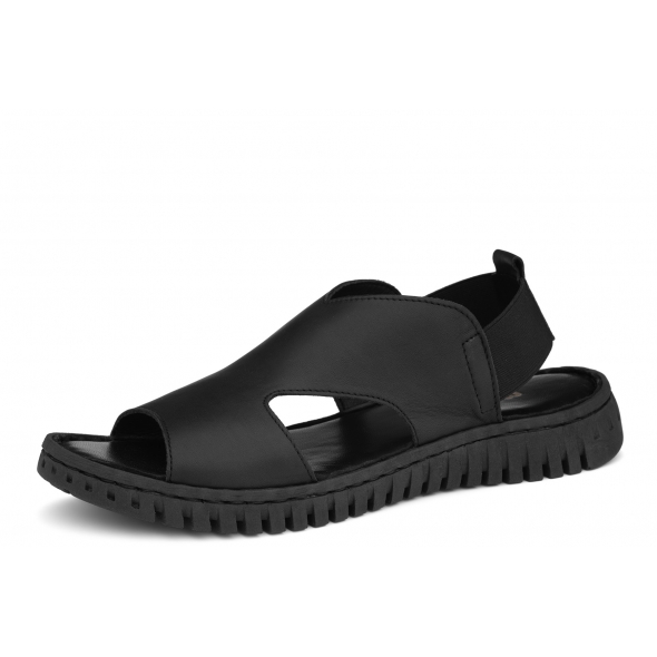 Manitu 910326-01 wygodne skórzane damskie sandały