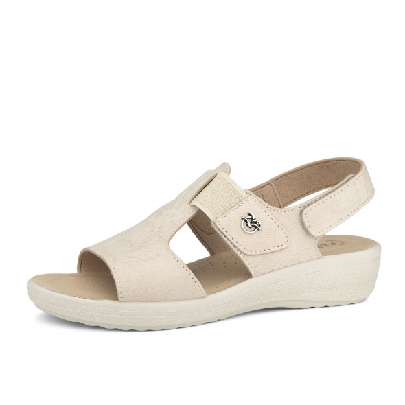 Fly flot 55 166 QE beige wygodne damskie sandały