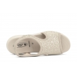 Sanital Flex 633.99 beige wygodne damskie sandały