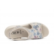 Sanital Flex 651.99 beige wygodne damskie sandały