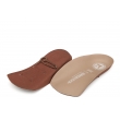 Birkenstock Blue Footbed Leder zdrowotne 1023020 wkładki ortopedyczne