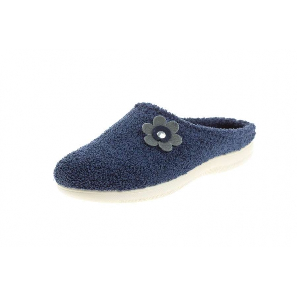 Inblu BS-39 wygodne granatowe damskie kapcie