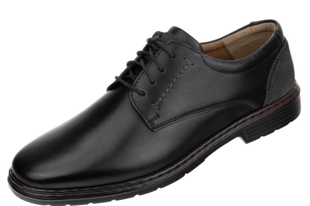 buty do pracy w biurze w kolorze czarnym